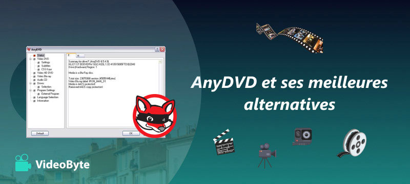 AnyDVD historique et meilleures alternatives