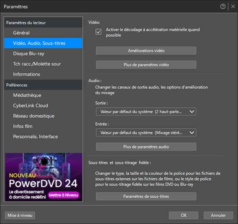 Optimisation de l’image et du son