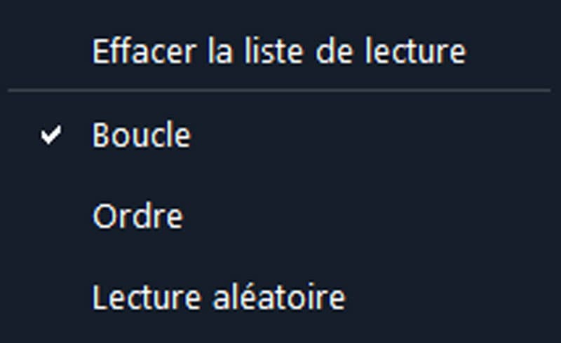 Ouvrir le menu