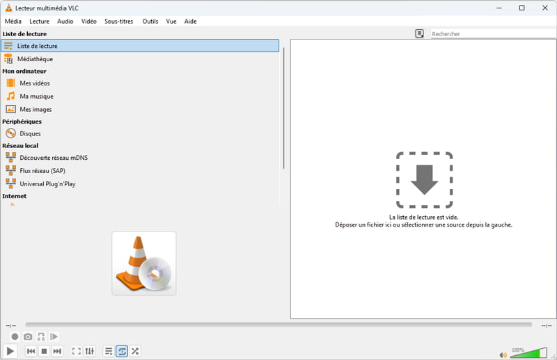 Interface de VLC