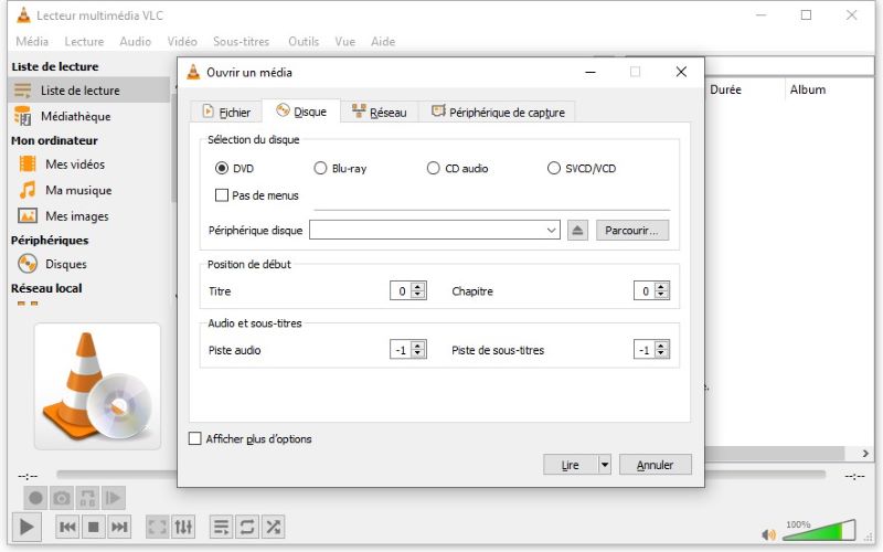 VLC Lecteur Multimédia