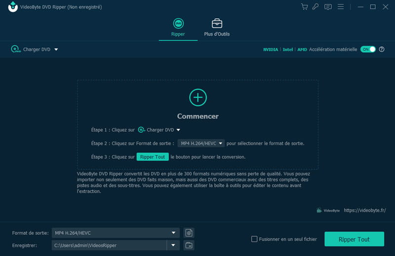 Interface principal de Ripper