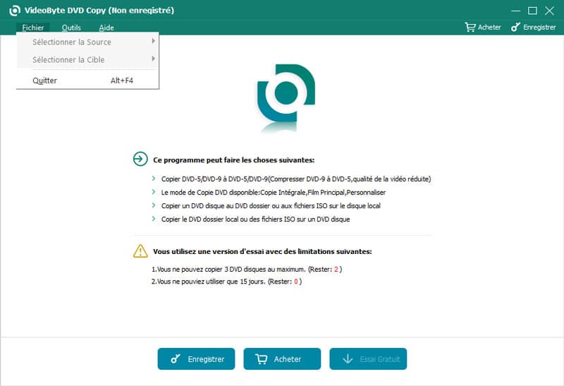 Sélectionner la Source