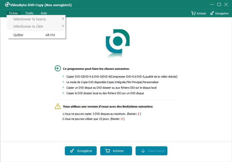 Sélectionner la Source