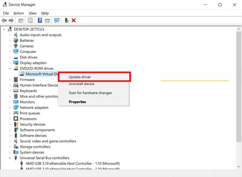 Mettre à jour ou réinstaller les pilotes