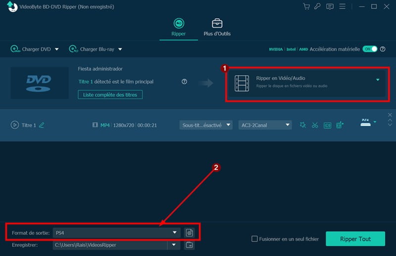 Ripper en Vidéo ou Audio