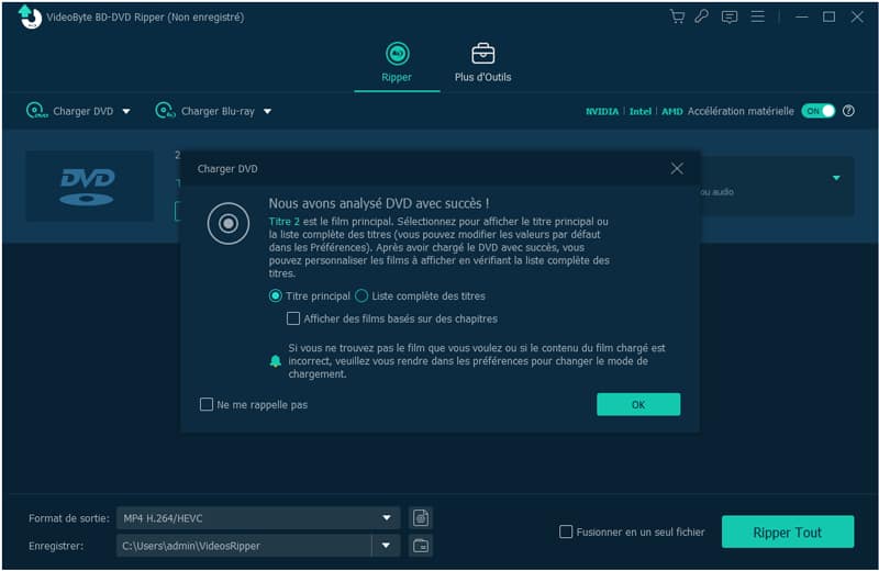 Analyser avec succès