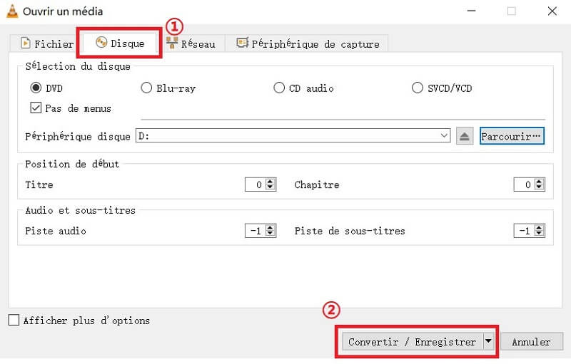 convertir dvd avec vlc