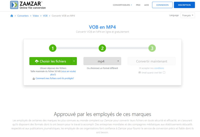 étape en Zamzar