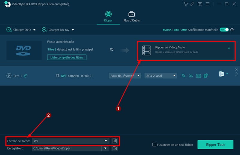 Ripper en Vidéo ou Audio