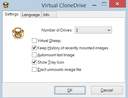 Virtual clonedrive